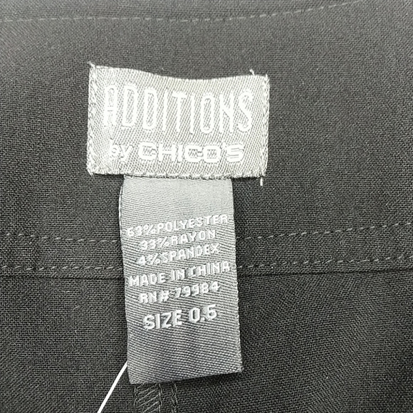 Additions by Chico's black pants size 6 - Picture 4 of 6